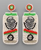 White Claw Earrings