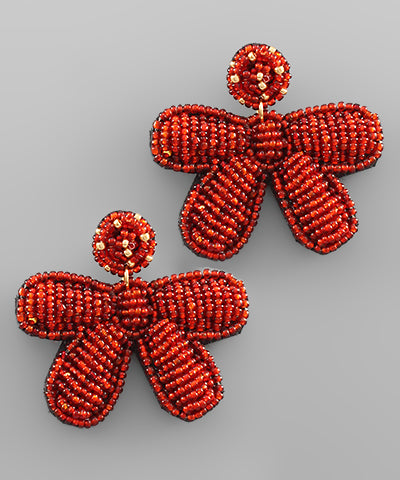 Ribbon Bead Earrings