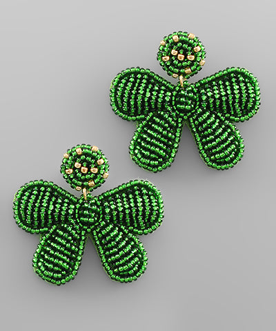 Ribbon Bead Earrings