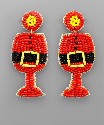 Wine Glass Earrings