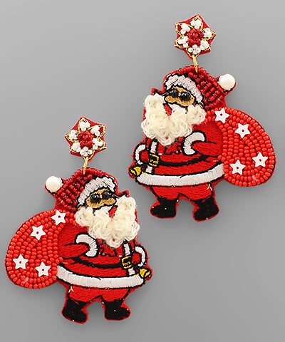 Santa Delivery Earrings