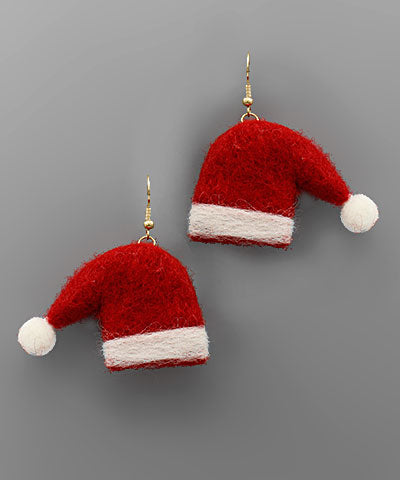 Santa Hat Earrings