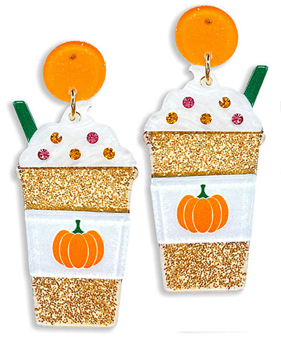 Pumpkin Latte Earrings