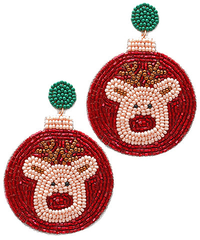 Rudolph Ornament Earrings