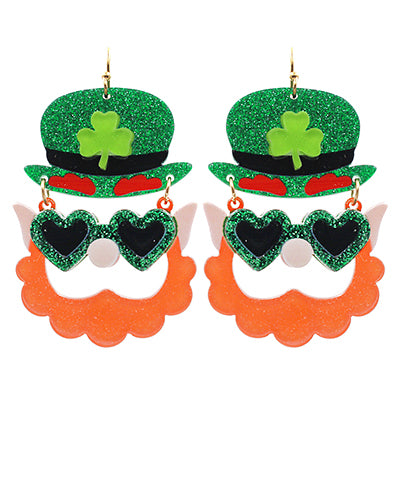 St. Patrick's Leprechaun Earrings