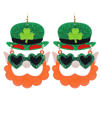St. Patrick's Leprechaun Earrings