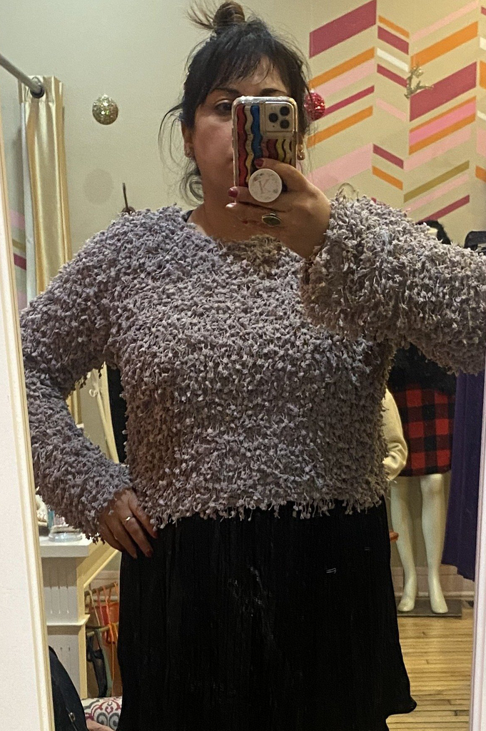 Feeling Cute Fuzzy Sweater