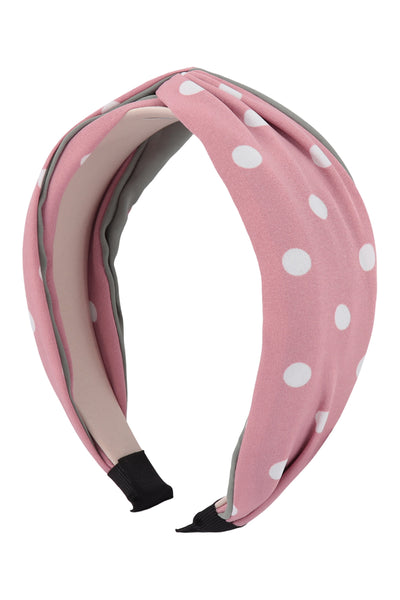 Polka Dot Twisted Headband