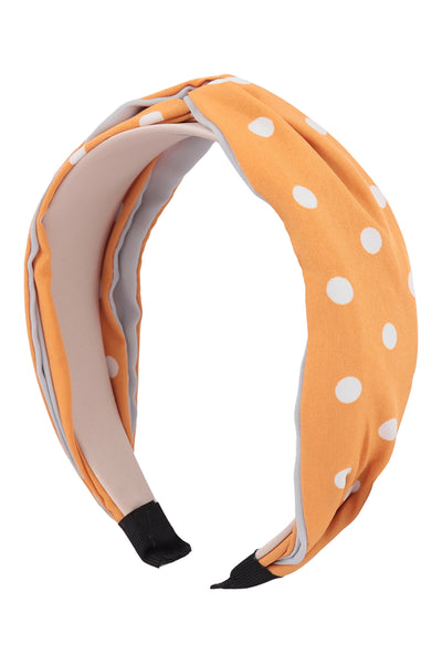 Polka Dot Twisted Headband