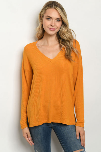 Mustard Long SLeeve top