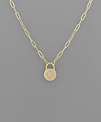 Initial Necklace - Locket