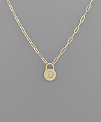 Initial Necklace - Locket