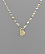 Initial Necklace - Locket