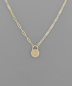 Initial Necklace - Locket