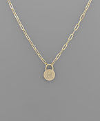 Initial Necklace - Locket