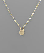 Initial Necklace - Locket
