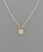 Initial Necklace - Locket