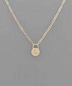 Initial Necklace - Locket