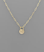 Initial Necklace - Locket