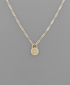 Initial Necklace - Locket