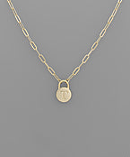 Initial Necklace - Locket