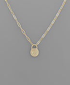 Initial Necklace - Locket