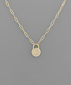 Initial Necklace - Locket