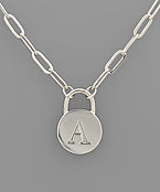 Initial Necklace - Locket