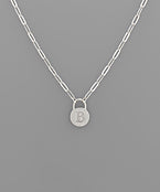Initial Necklace - Locket