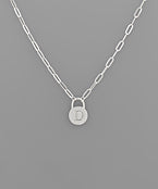 Initial Necklace - Locket