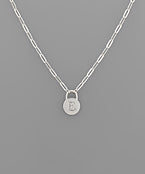 Initial Necklace - Locket
