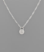 Initial Necklace - Locket