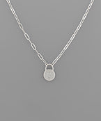 Initial Necklace - Locket