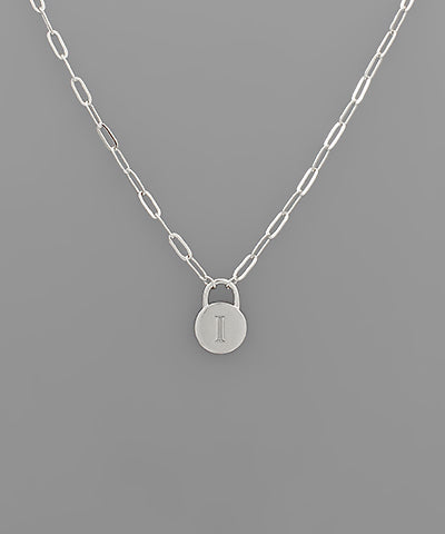Initial Necklace - Locket