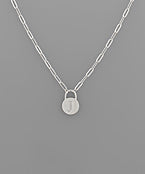 Initial Necklace - Locket