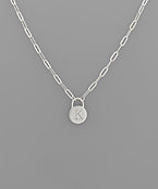 Initial Necklace - Locket