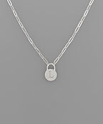 Initial Necklace - Locket