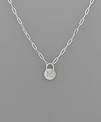Initial Necklace - Locket