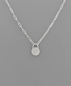 Initial Necklace - Locket