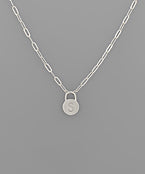 Initial Necklace - Locket