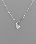 Initial Necklace - Locket