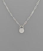 Initial Necklace - Locket