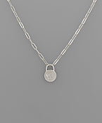 Initial Necklace - Locket