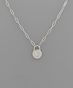 Initial Necklace - Locket