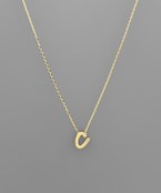 Initial Necklace - Cursive