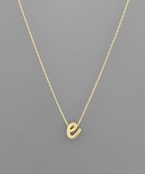 Initial Necklace - Cursive