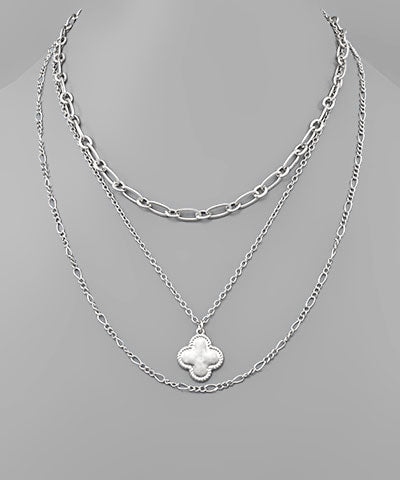 Clover 3 Layer Necklace
