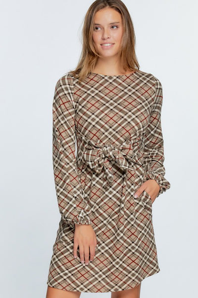 Pure Plaid Dress