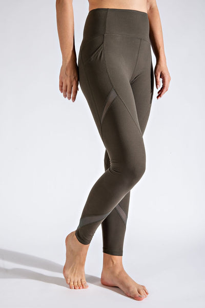 Workout Full Length Pant Set with Side Pockets
