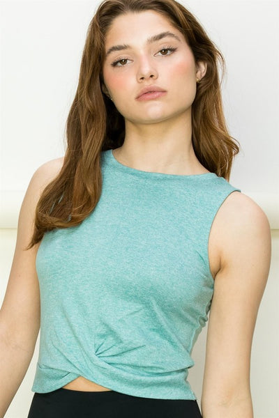 Chilly Nights Sleeveless Crop Top